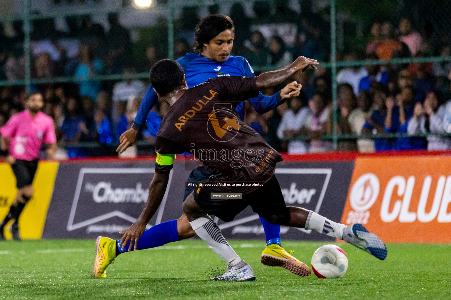 Team Fenaka vs Club Airports in Club Maldives Cup 2022 was held in Hulhumale', Maldives on Tuesday, 18th October 2022. Photos: Mohamed Mahfooz Moosa/ images.mv