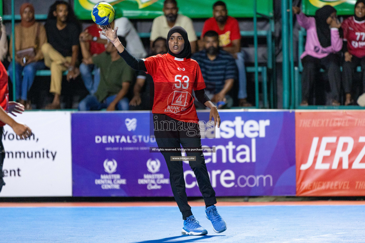 Day 1 of 7th Inter-Office/Company Handball Tournament 2023, held in Handball ground, Male', Maldives on Friday, 16th September 2023 Photos: Nausham Waheed/ Images.mv