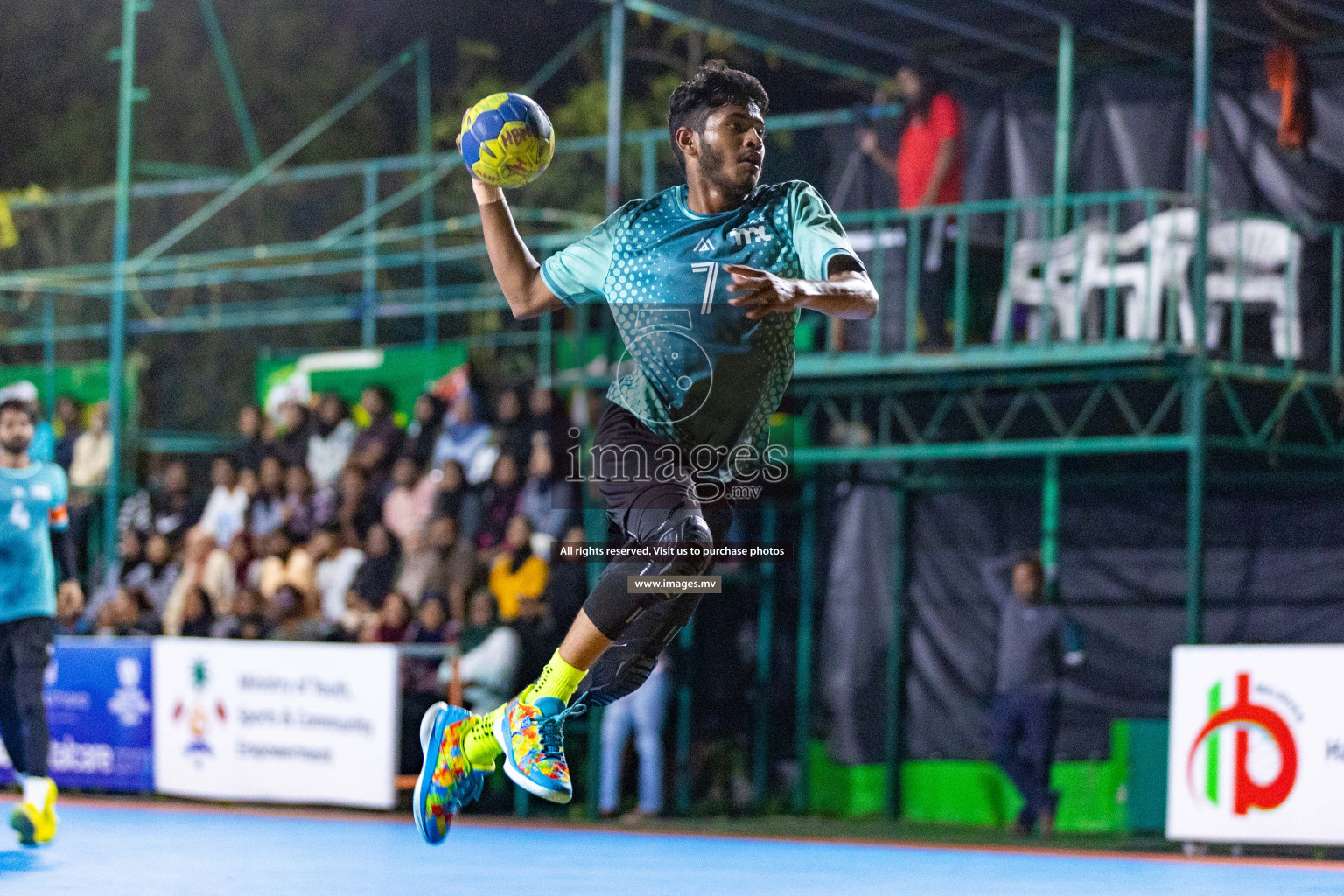 1st Division Final of 7th Inter-Office/Company Handball Tournament 2023, held in Handball ground, Male', Maldives on Monday, 24th October 2023 Photos: Nausham Waheed/ Images.mv