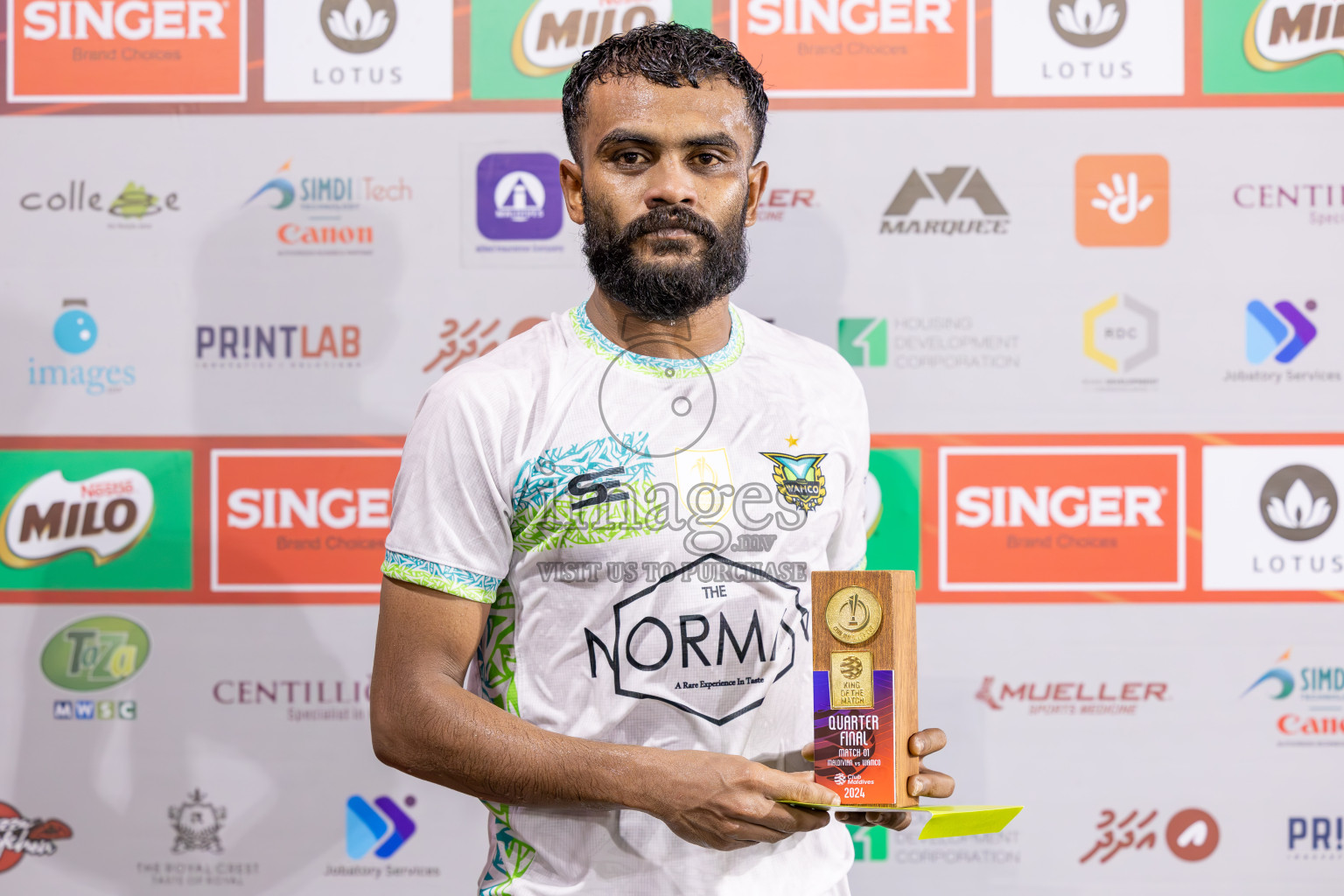 Maldivian vs Club WAMCO in Quarter Finals of Club Maldives Cup 2024 held in Rehendi Futsal Ground, Hulhumale', Maldives on Wednesday, 9th October 2024. Photos: Ismail Thoriq / images.mv