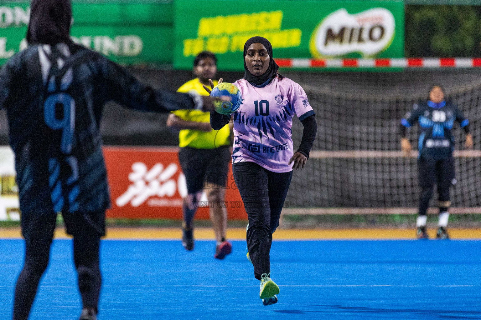 Day 16 of 10th National Handball Tournament 2023, held in Handball ground, Male', Maldives on Wednesday, 13th December 2023 Photos: Nausham Waheed/ Images.mv