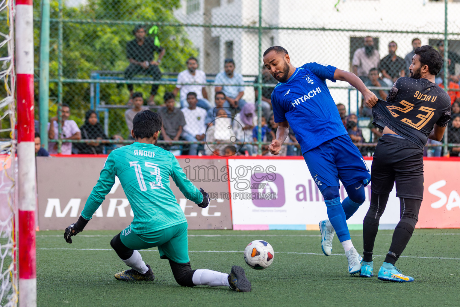 STO RC vs AVSEC RC in Club Maldives Cup 2024 held in Rehendi Futsal Ground, Hulhumale', Maldives on Saturday, 28th September 2024. 
Photos: Hassan Simah / images.mv