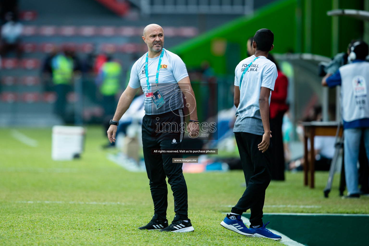 Bangladesh vs Sri Lanka in SAFF Championship 2021 held on 1st October 2021 in Galolhu National Stadium, Male', Maldives