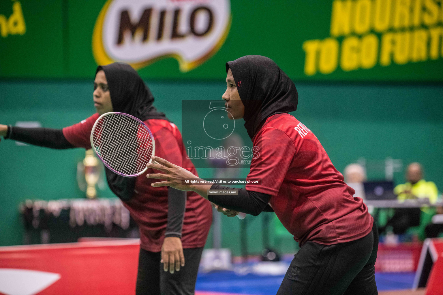 Final of Badminton association mixed group championship 2021 held in Male', Maldives Photos by Nausham Waheed