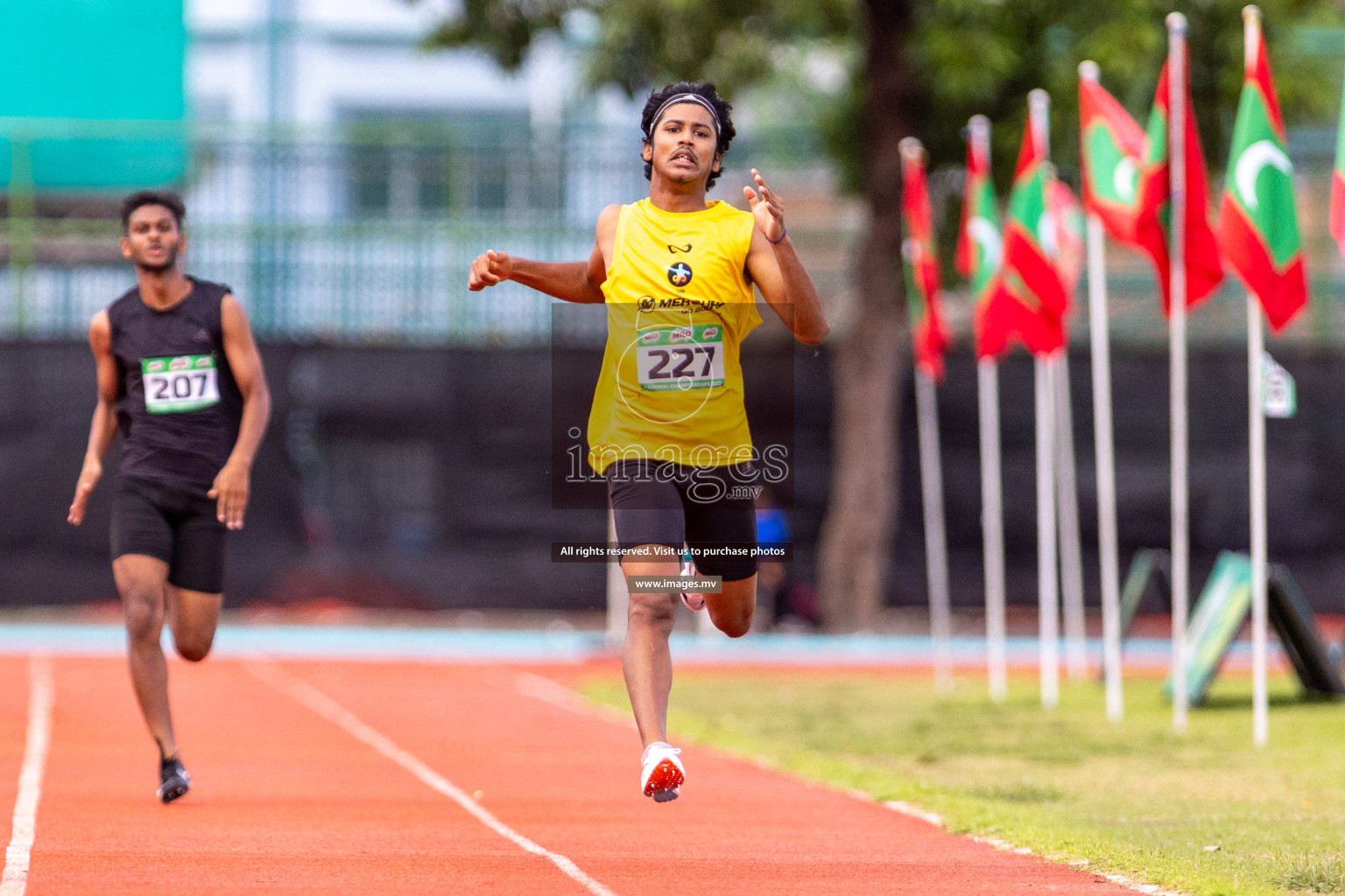 Day 2 of National Athletics Championship 2023 was held in Ekuveni Track at Male', Maldives on Friday, 24th November 2023. Photos: Nausham Waheed / images.mv