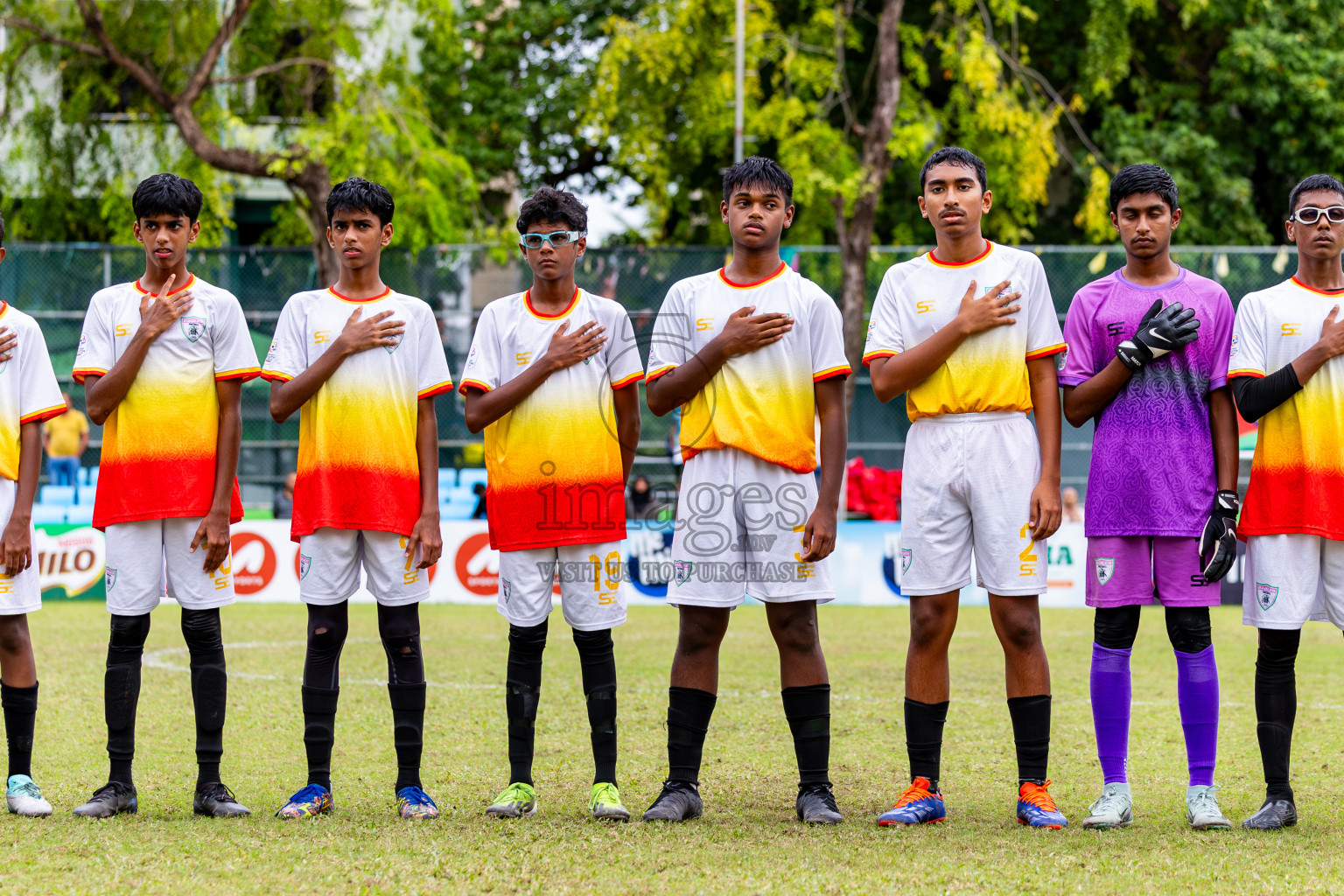 Club Eagles vs United Victory (U14) in Day 11 of Dhivehi Youth League 2024 held at Henveiru Stadium on Tuesday, 17th December 2024. Photos: Nausham Waheed / Images.mv