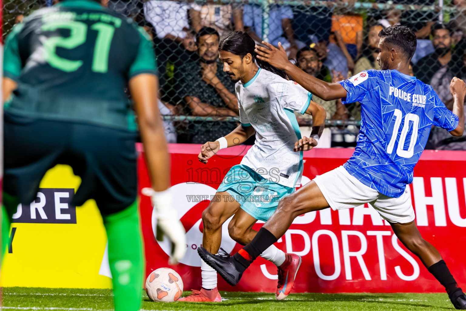 MPL vs Police Club in Day 6 of Club Maldives Cup 2025 was held in Rehendhi Futsal Ground, Hulhumale', Maldives on Saturday, 4th October 2025. Photos: Nausham Waheed / images.mv