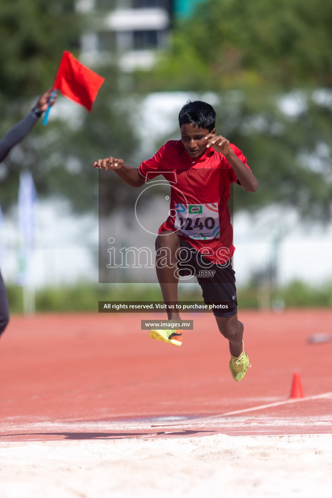 Day three of Inter School Athletics Championship 2023 was held at Hulhumale' Running Track at Hulhumale', Maldives on Tuesday, 16th May 2023. Photos: Shuu / Images.mv