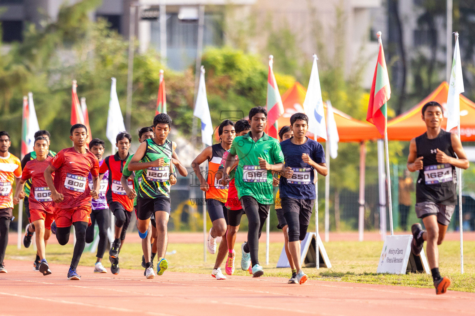 Day 5 of MWSC Interschool Athletics Championships 2024 held in Hulhumale Running Track, Hulhumale, Maldives on Wednesday, 13th November 2024. Photos by: Raif Yoosuf / Images.mv