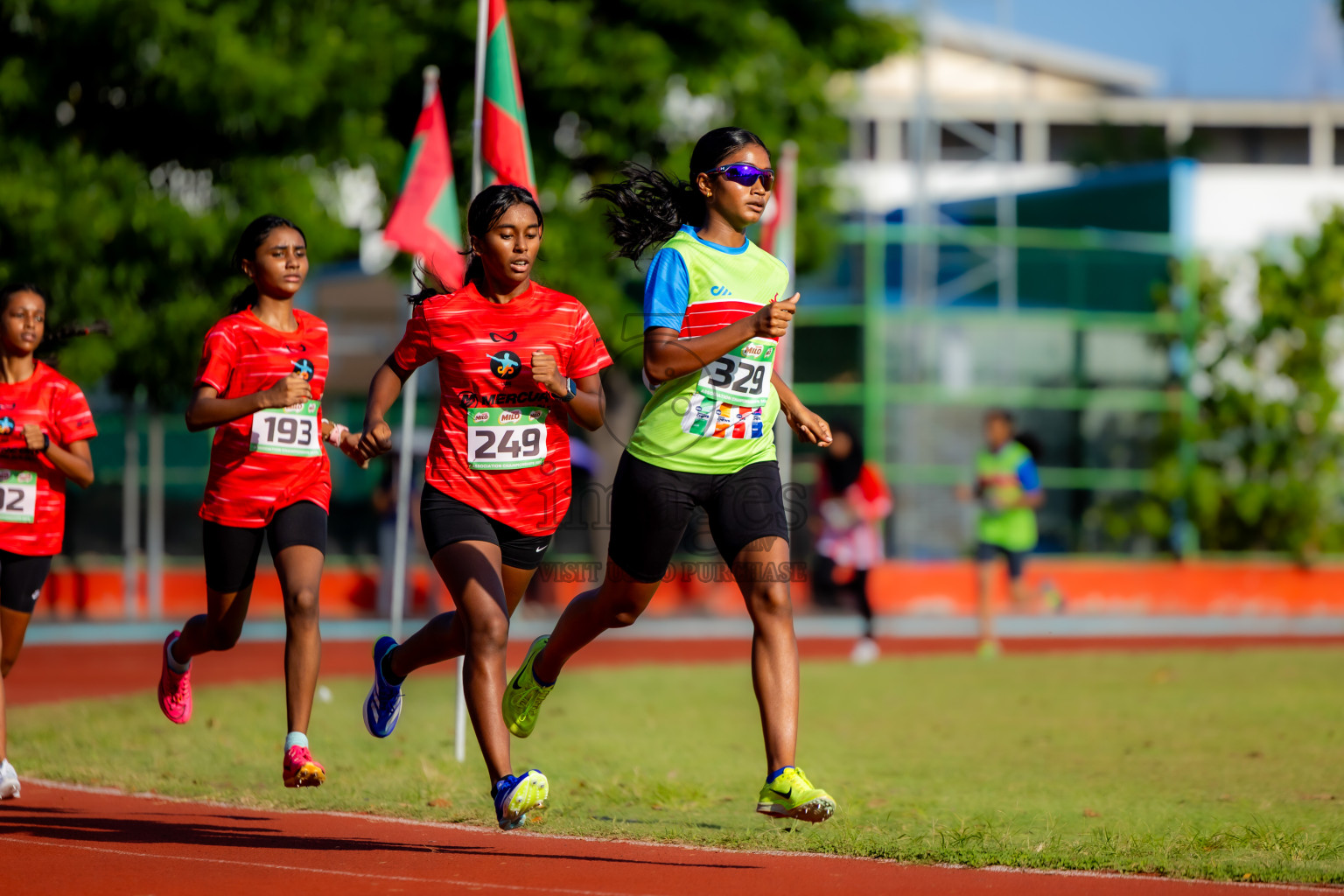 Day 1 of 12th Milo Association Championships was held in Ekuveni Track at Male', Maldives on Thursday, 24th April 2025. Photos: Nausham Waheed  / images.mv