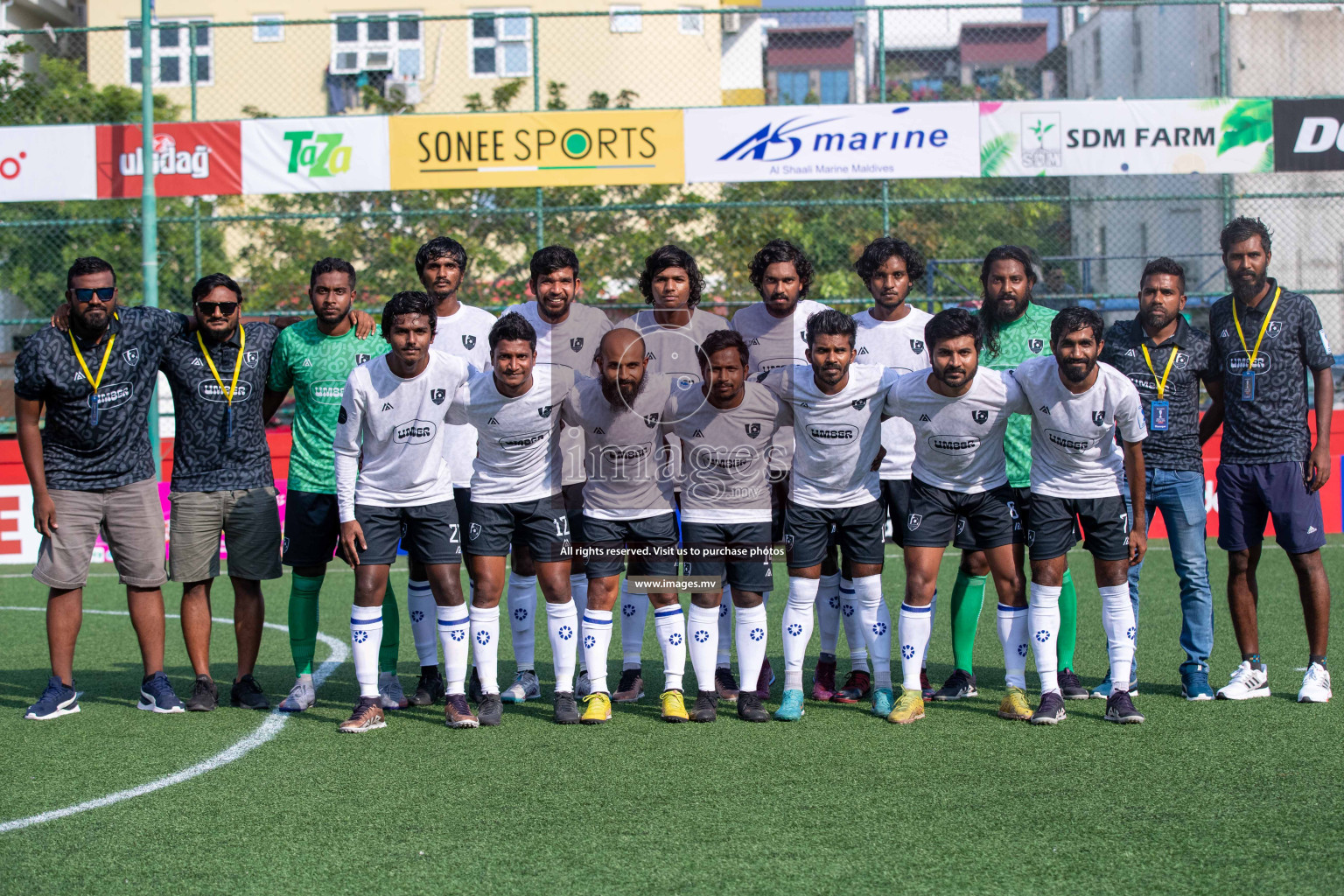 SH. Maroshi vs SH. Kanditheem in Day 7 of Golden Futsal Challenge 2023 on 11 February 2023 in Hulhumale, Male, Maldives