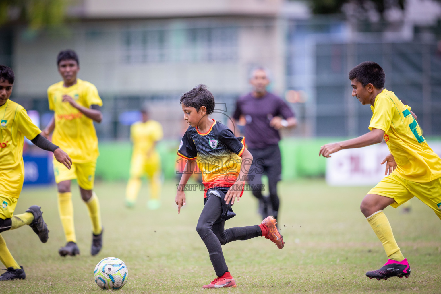 Eagles vs Maziya (U12) in Dhivehi Youth League 2024 - Day 2. Matches held at Henveiru Stadium on 22nd November 2024 , Friday. Photos: Shuu Abdul Sattar/ Images.mv