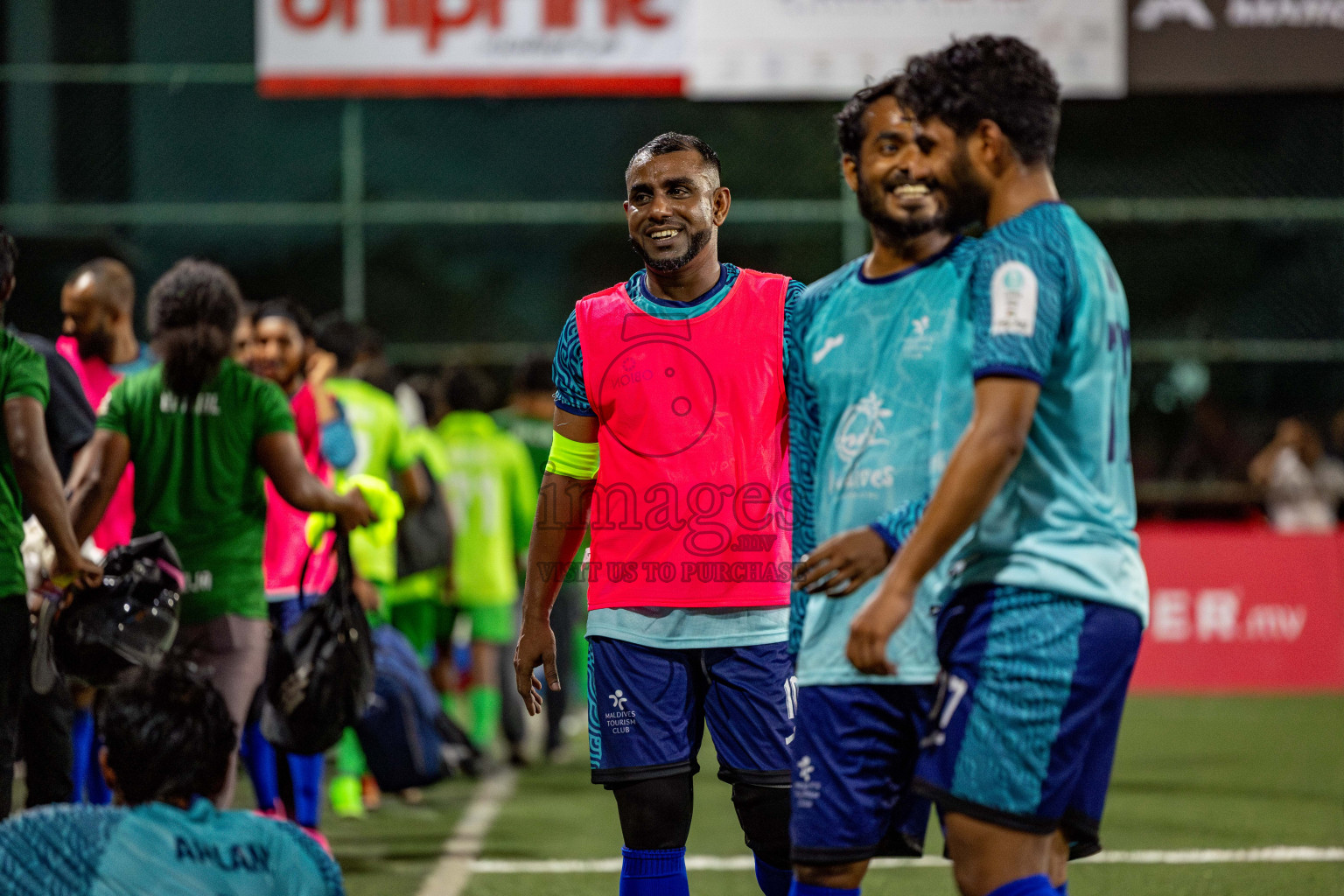 TEAM DJA VS TOURISM CLUB in Club Maldives Classic 2024 held in Rehendi Futsal Ground, Hulhumale', Maldives on Friday, 6th September 2024. 
Photos: Hassan Simah / images.mv