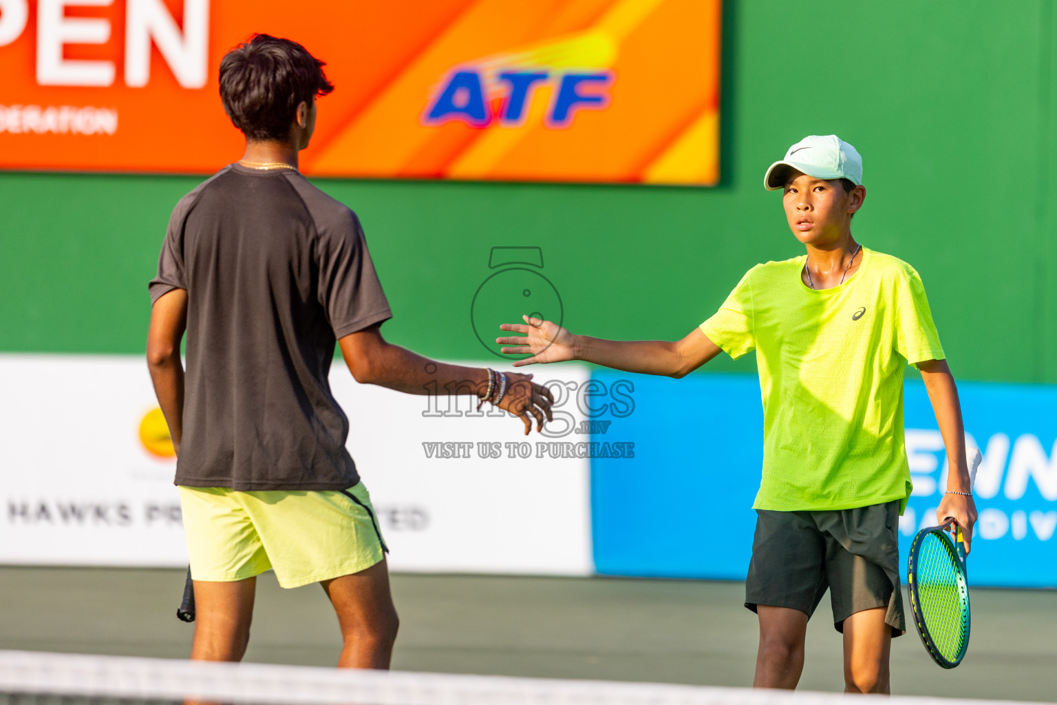 Day 3 of ATF Maldives Junior Open Tennis was held in Male' Tennis Court, Male', Maldives on Wednesday, 11th December 2024. Photos: Ismail Thoriq / images.mv