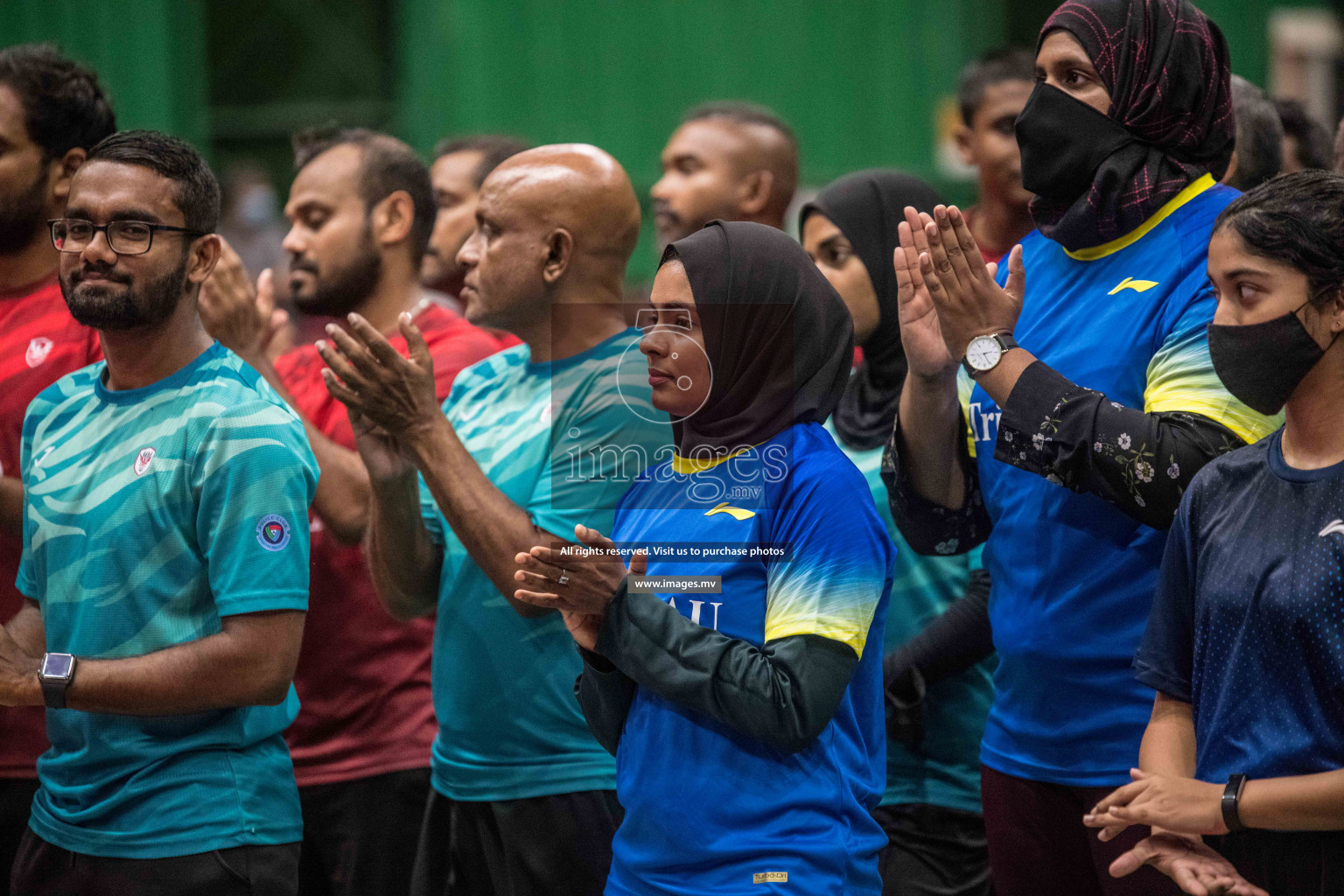 Final of Badminton association mixed group championship 2021 held in Male', Maldives Photos by Nausham Waheed