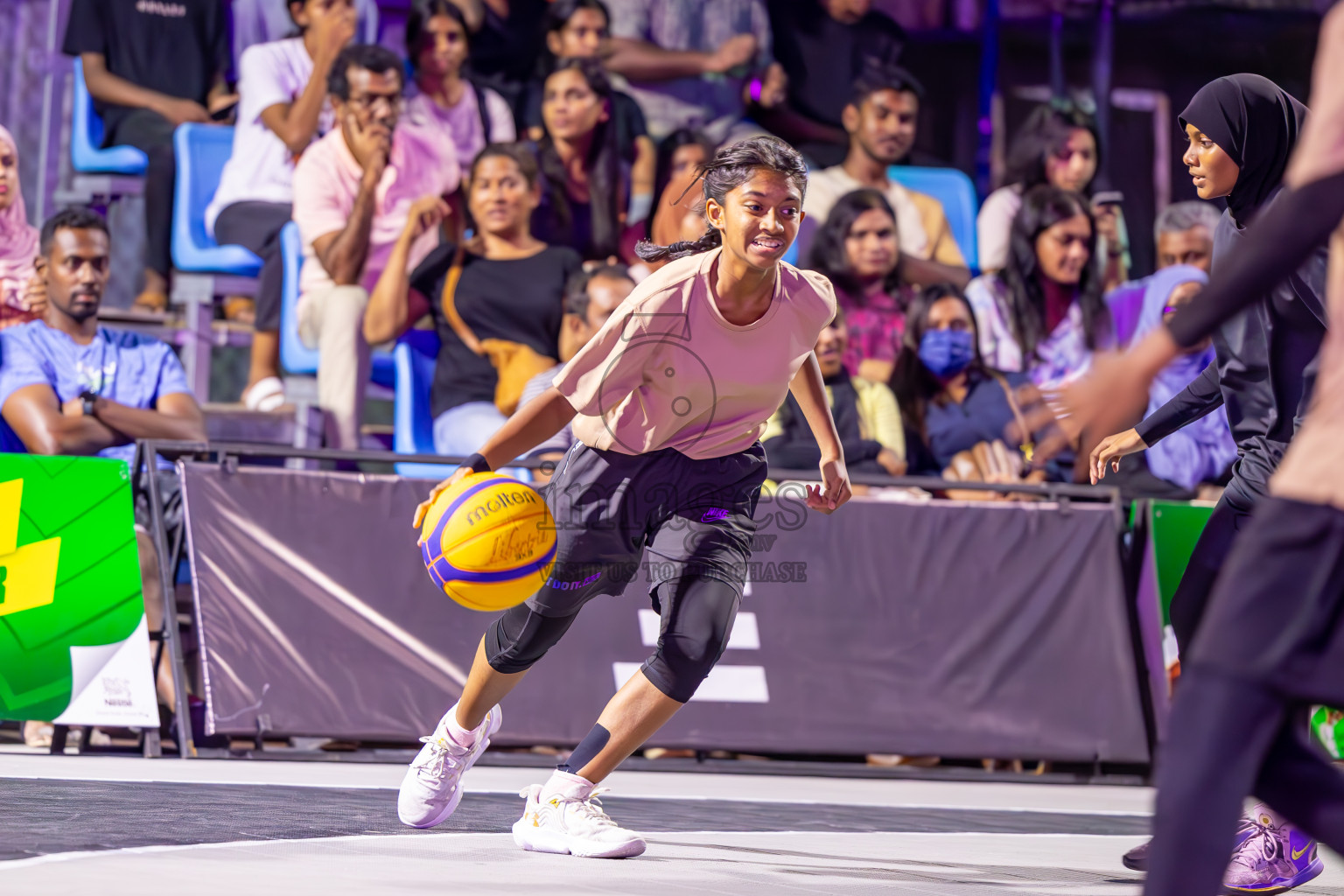 Final Day of MILO Ramadan 3x3 Challenge 2024 was held in Ekuveni Outdoor Basketball Court at Male', Maldives on Tuesday, 19th March 2024.
Photos: Ismail Thoriq / images.mv