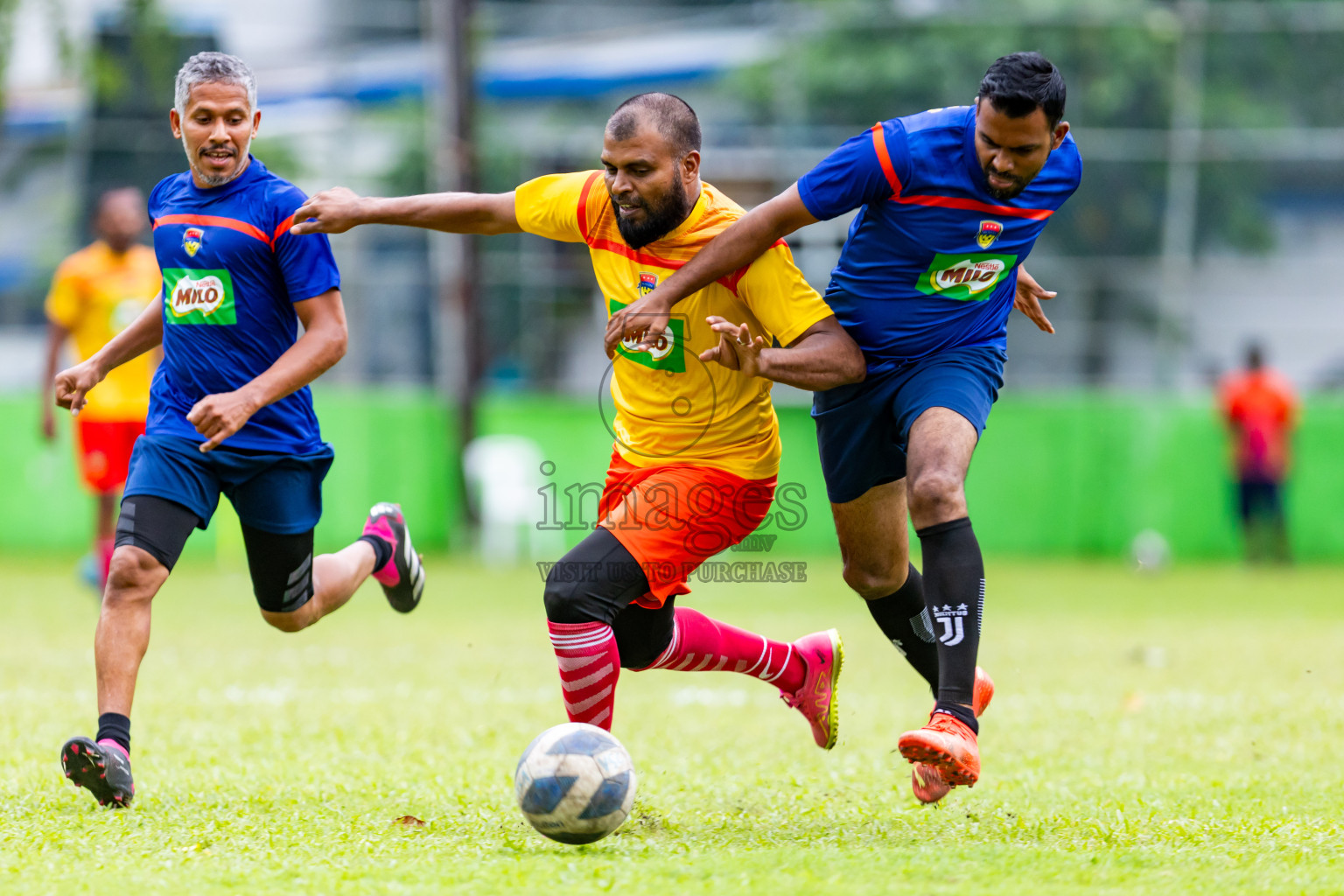 Day 3 of MILO Soccer 7 v 7 Championship 2024 was held at Henveiru Stadium in Male', Maldives on Saturday, 25th April 2024. Photos: Nausham Waheed / images.mv