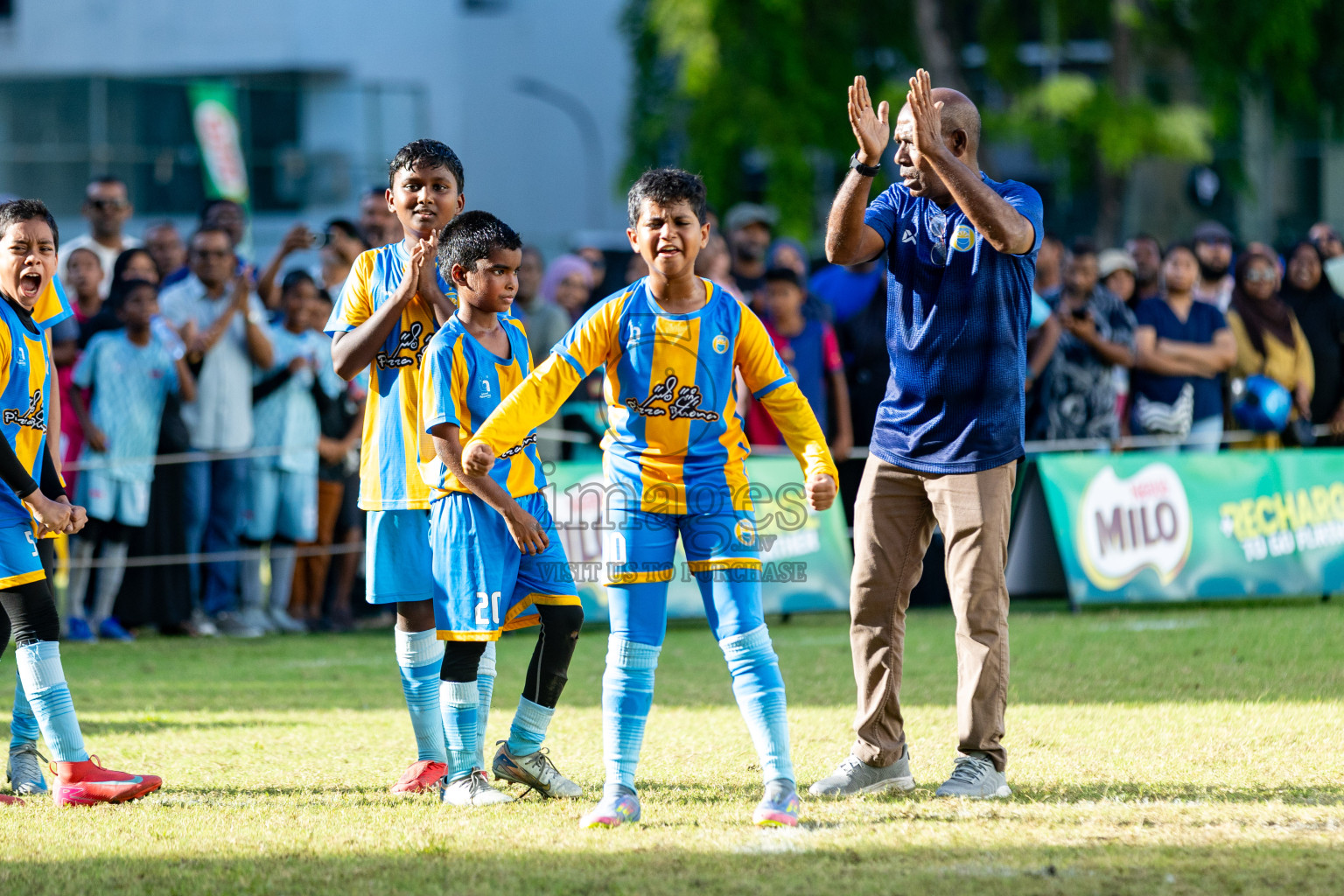 Day 3 of MILO Academy Championship 2025 (U-12) was held at Henveiru Stadium in Male', Maldives on Saturday, 3rd May 2025. 
Photos: Hassan Simah  / images.mv