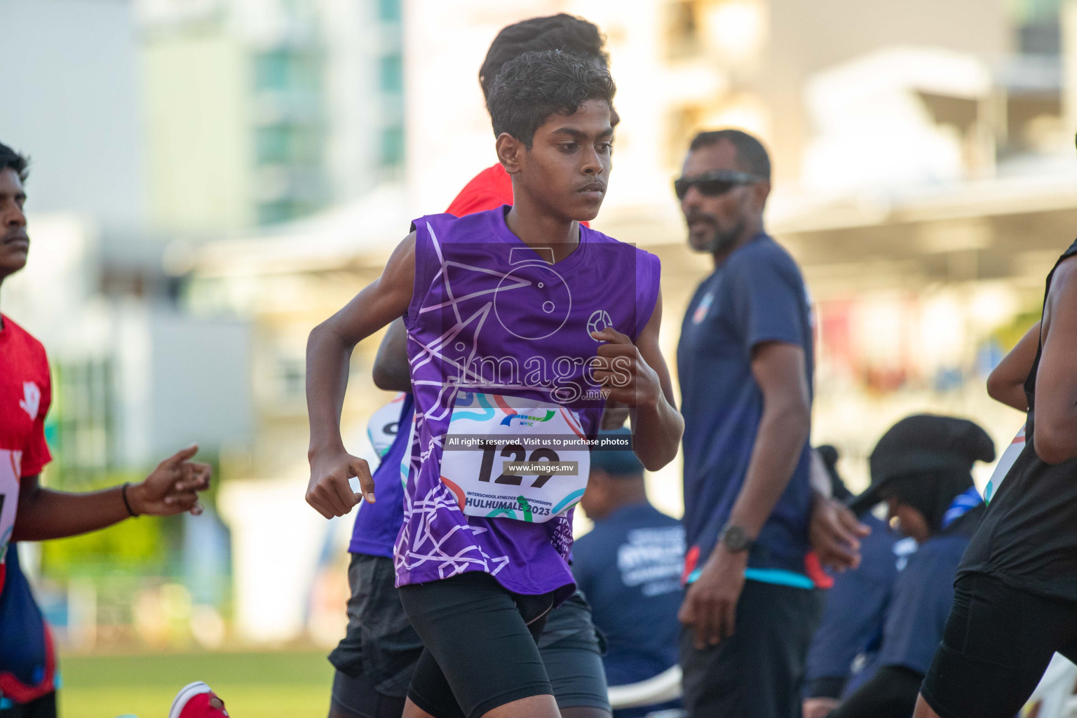 Day three of Inter School Athletics Championship 2023 was held at Hulhumale' Running Track at Hulhumale', Maldives on Tuesday, 16th May 2023. Photos: Nausham Waheed / images.mv