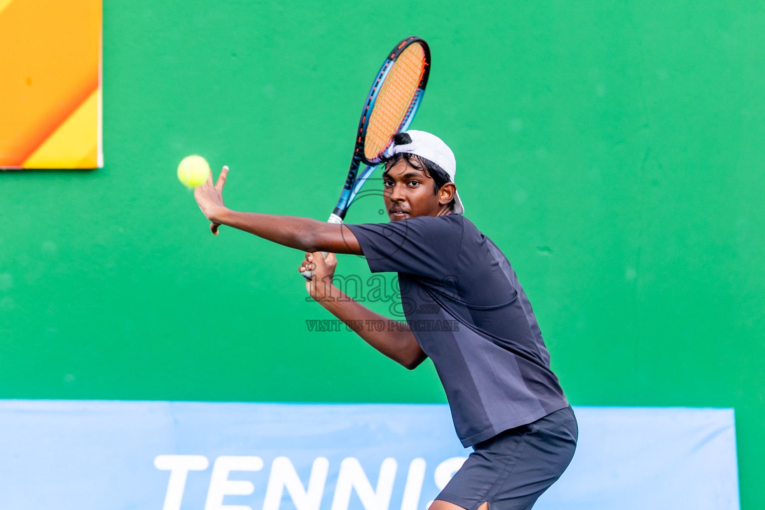 Day 7 of ATF Maldives Junior Open Tennis was held in Male' Tennis Court, Male', Maldives on Wednesday, 18th December 2024. Photos: Nausham Waheed/ images.mv