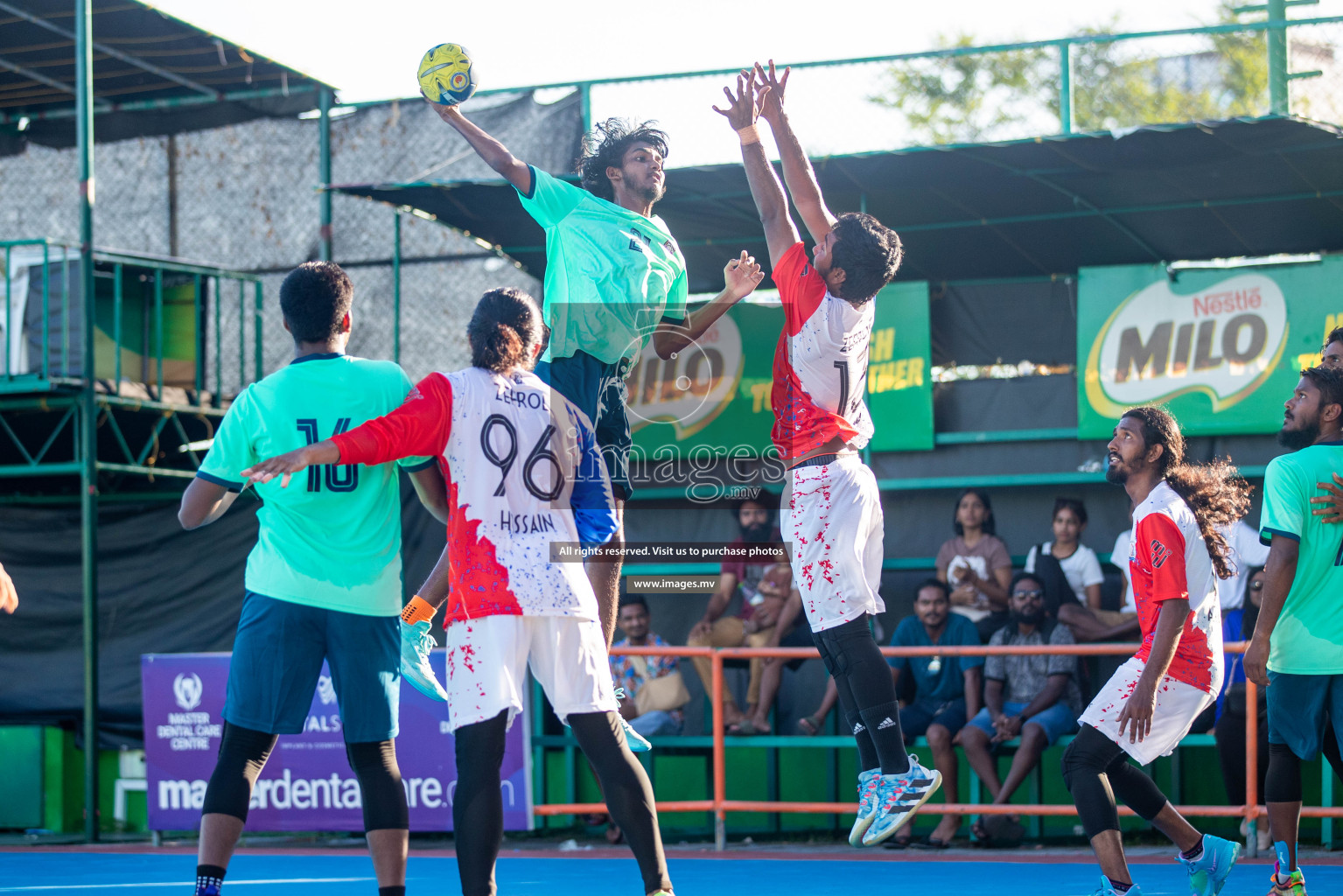 Day 6 of 6th MILO Handball Maldives Championship 2023, held in Handball ground, Male', Maldives on Thursday, 25th May 2023 Photos: Shuu Abdul Sattar/ Images.mv