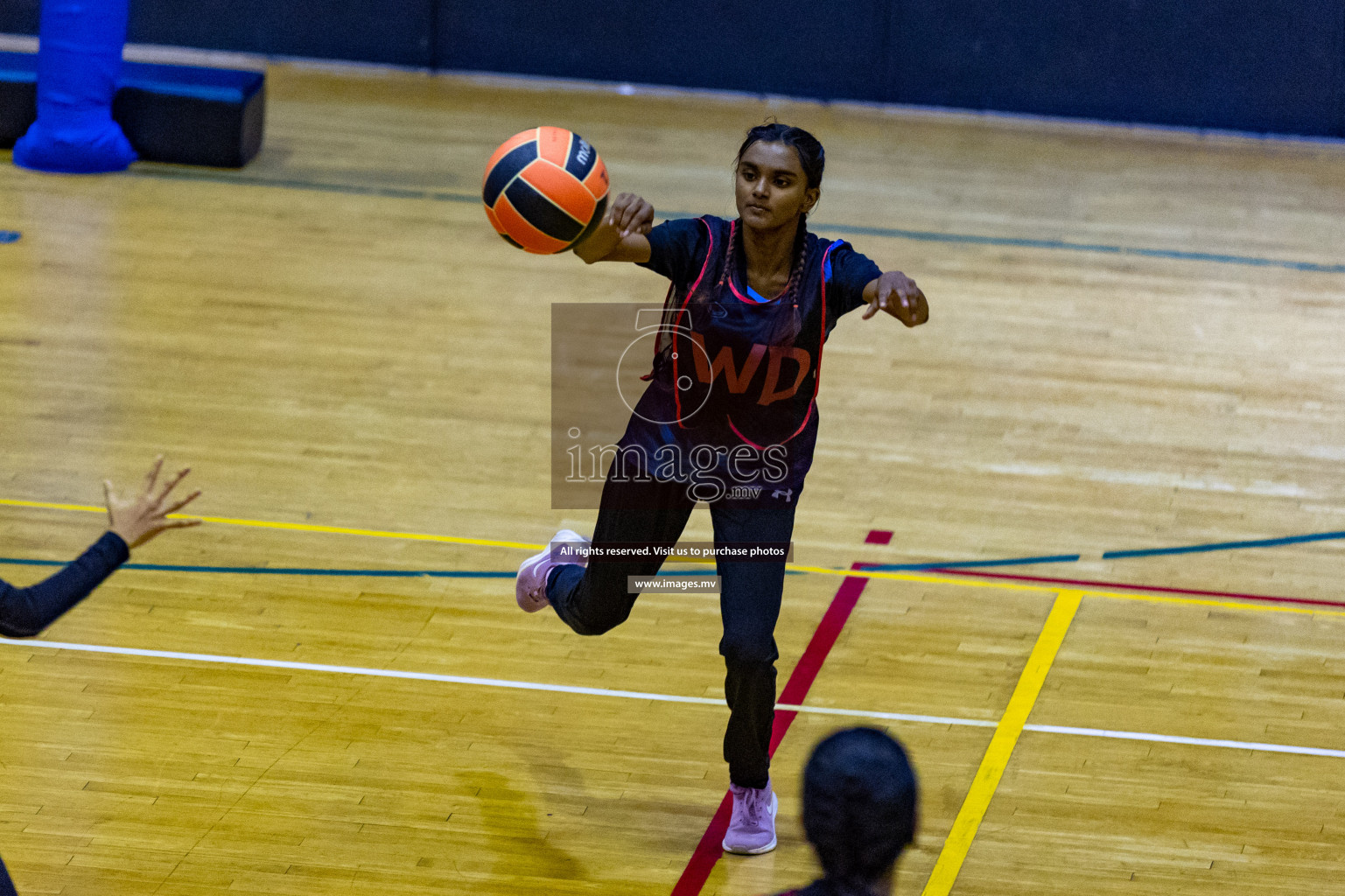 Xenith Sports Club vs Youth United Sports Club in the Milo National Netball Tournament 2022 on 18 July 2022, held in Social Center, Male', Maldives. Photographer: Shuu, Hassan Simah / Images.mv