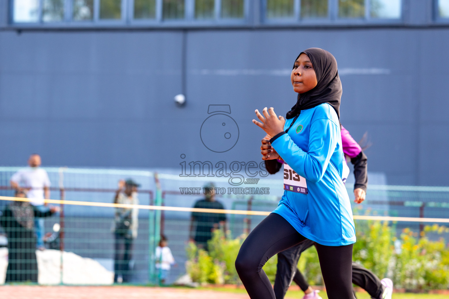 Day 2 of MWSC Interschool Athletics Championships 2024 held in Hulhumale Running Track, Hulhumale, Maldives on Sunday, 10th November 2024. 
Photos by: Hassan Simah / Images.mv