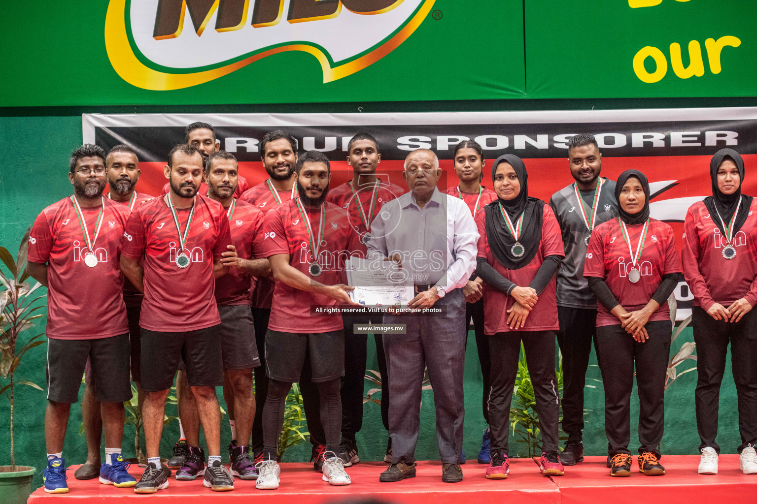 Final of Badminton association mixed group championship 2021 held in Male', Maldives Photos by Nausham Waheed