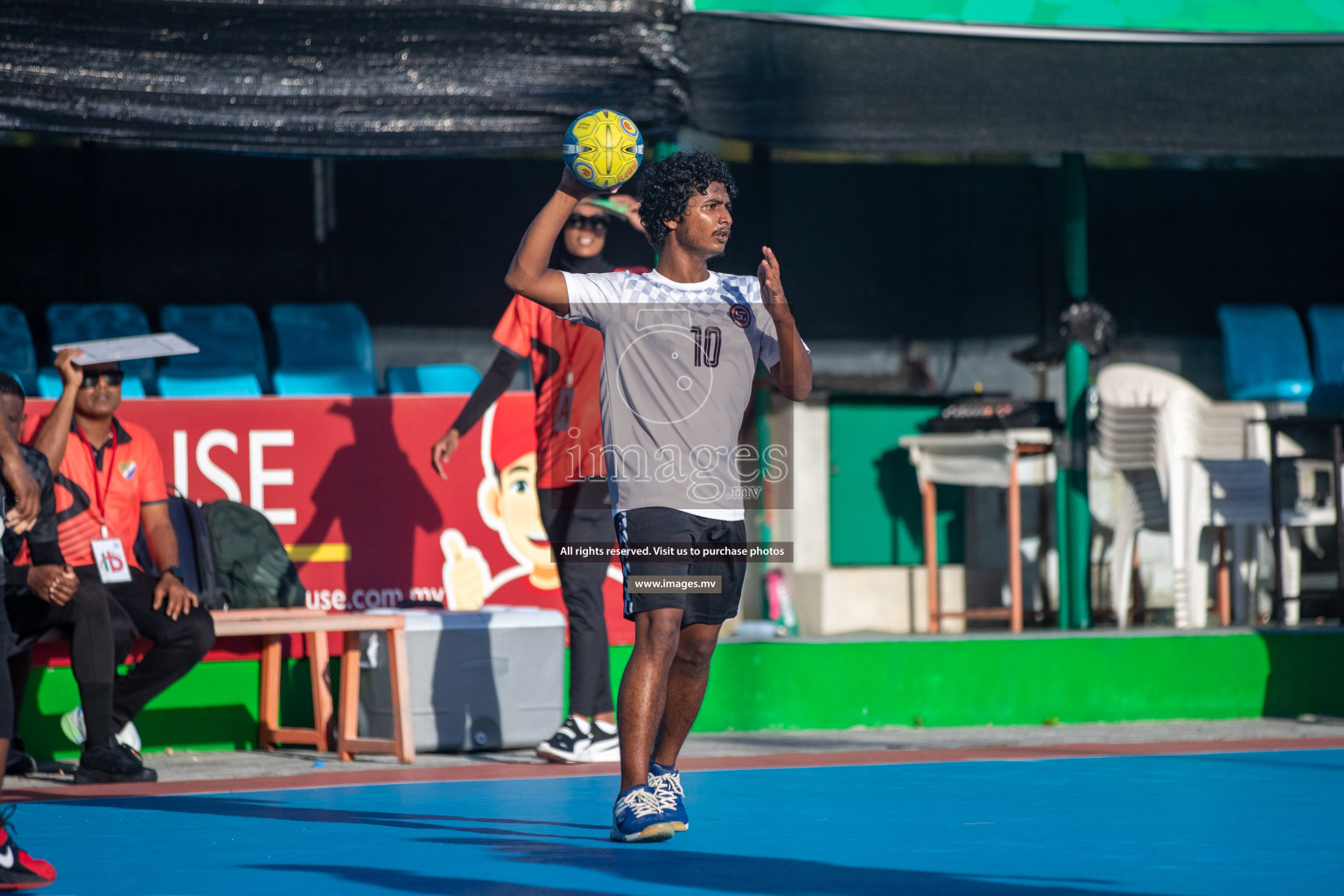 Day 9 of 6th MILO Handball Maldives Championship 2023, held in Handball ground, Male', Maldives on 28th May 2023 Photos: Nausham Waheed/ Images.mv