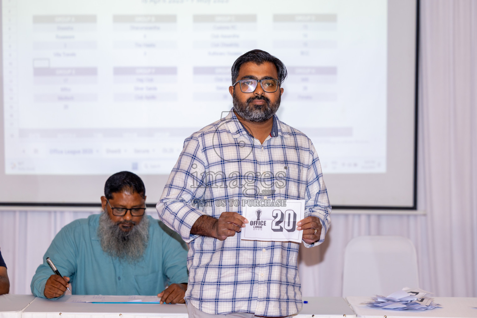 Draw Ceremony of Office League 2025 held in Male', Maldives on Saturday, 12th April 2025. Photos: Nausham Waheed / images.mv