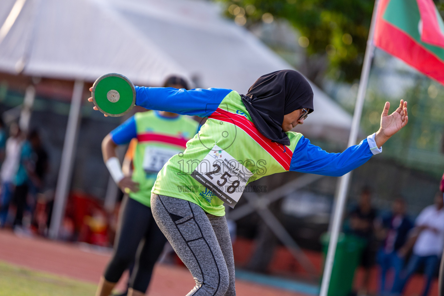 Day 2 of 33rd National Athletics Championship was held in Ekuveni Track at Male', Maldives on Friday, 6th September 2024.
Photos: Ismail Thoriq  / images.mv