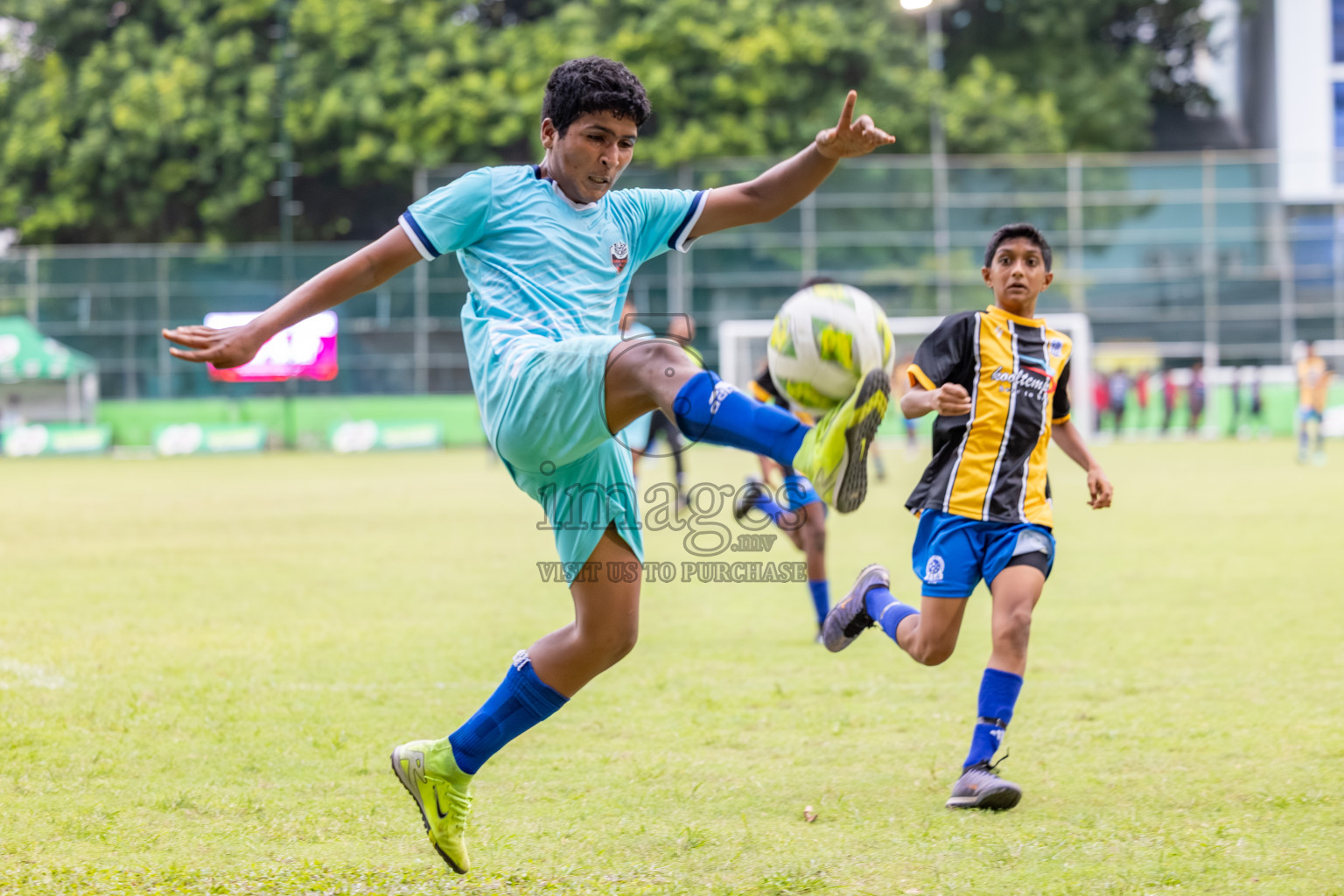 Day 2 of MILO Academy Championship 2025 (U14) was held on Friday, 31st October 2025 at Henveiru Football Grounds, Male', Maldives . 
Photos: Hassan Simah / images.mv
