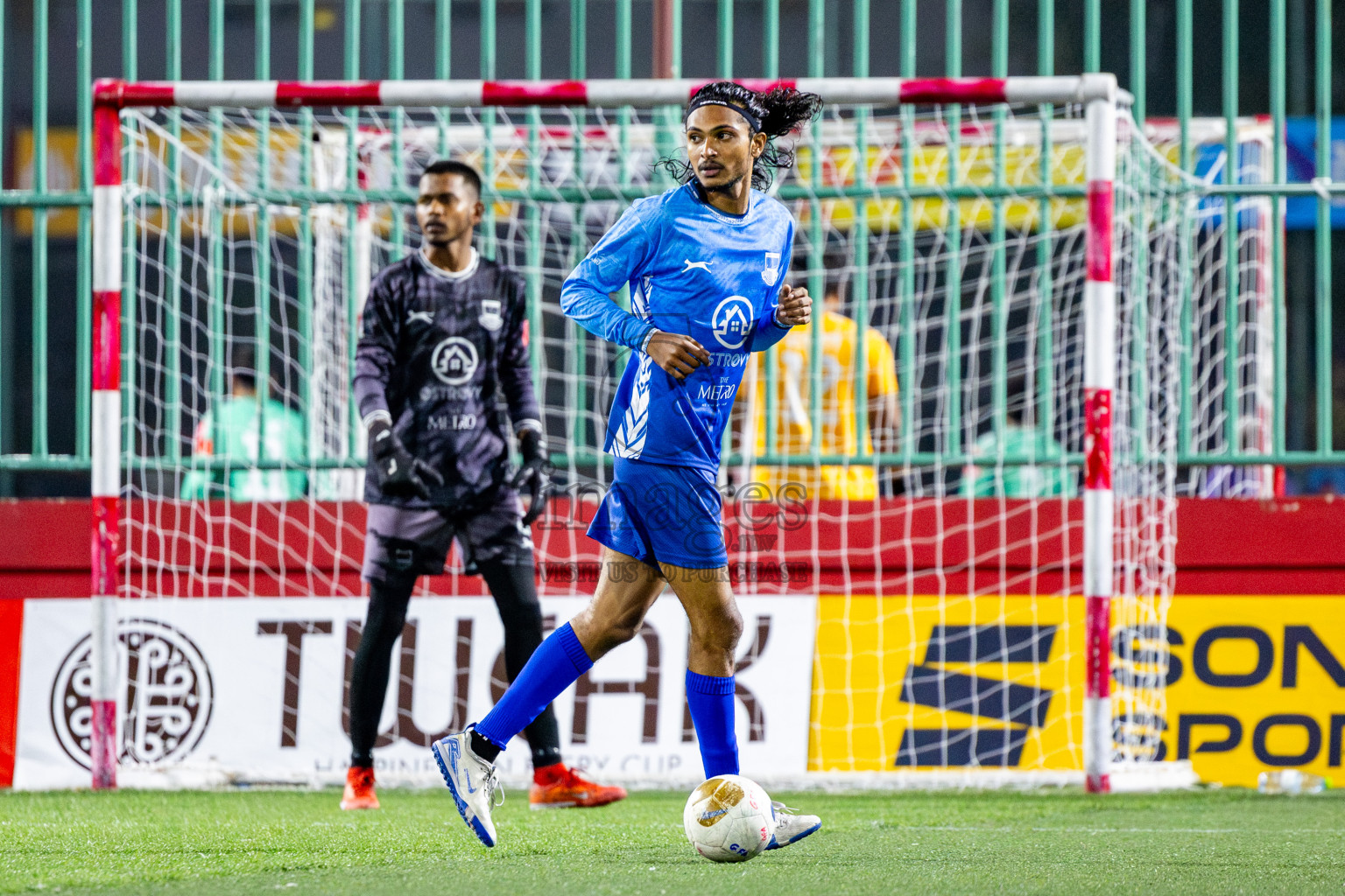 GA Gemanafushi VS GA Nilandhoo in Day 8 of Golden Futsal Challenge 2025 was held on Sunday, 12th January 2025, in Hulhumale', Maldives Photos: Nausham Waheed , Ismail Thoriq / images.mv