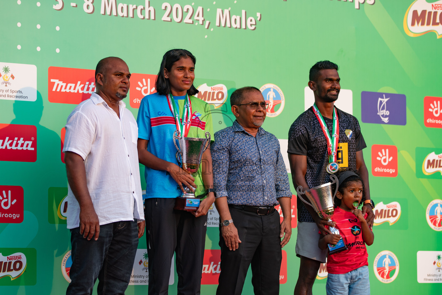 Day 4 of MILO Athletics Association Championship was held on Friday, 8th March 2024 in Male', Maldives. Photos: Hasna Hussain