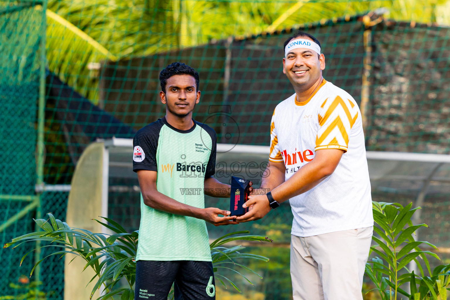Barcelo vs Conrad in the Final of Resort League 2025 (Ari Zone) was held on Sunday, 28th June 2025 in Conrad Maldives Rangali Island, Alif Dhaalu Atoll, Maldives. Photos: Nausham Waheed / images.mv