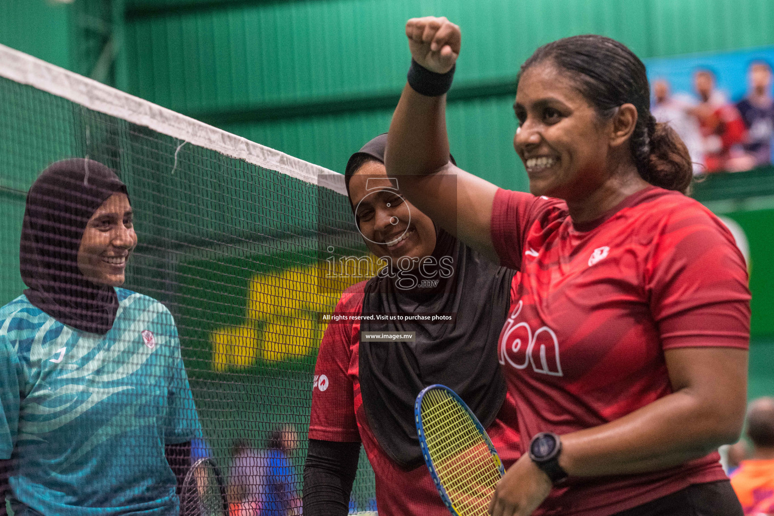 Day 5 of Badminton association mixed group championship 2021 held in Male', Maldives Photos by Nausham Waheed