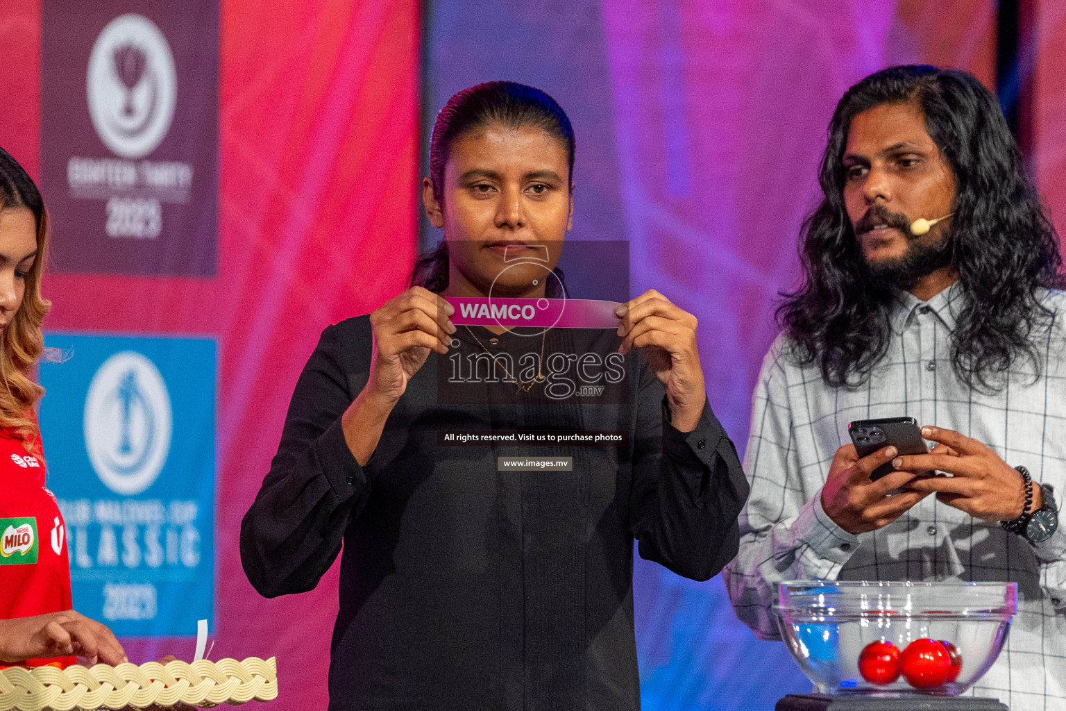 Draw ceremony of Club Maldives 2023 was held on Thursday, 6th July 2023 at PSM Studio in Male', Maldives.  Photos: Ismail Thoriq / images.mv