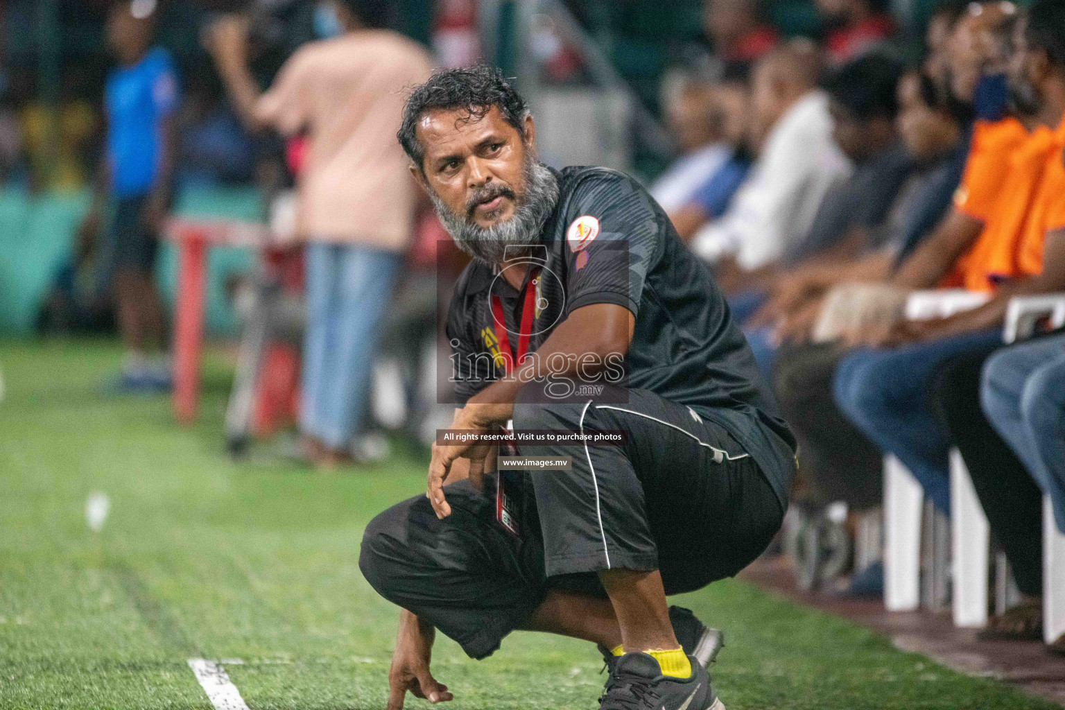 RRC Vs FSM in the Semi Finals of Club Maldives 2021 held in Hulhumale, Maldives on 19 December 2021. Photos: Shuu Abdul Sattar / images.mv