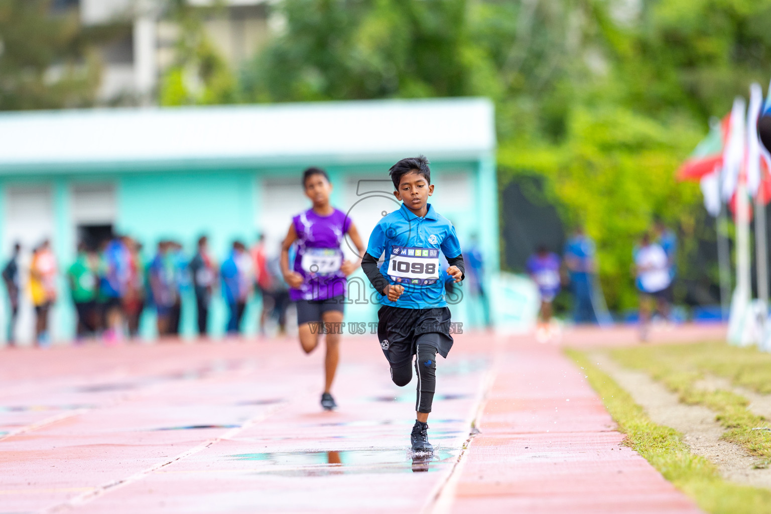 Day 1 of MWSC Interschool Athletics Championships 2024 held in Hulhumale Running Track, Hulhumale, Maldives on Saturday, 9th November 2024. 
Photos by: Ismail Thoriq / images.mv