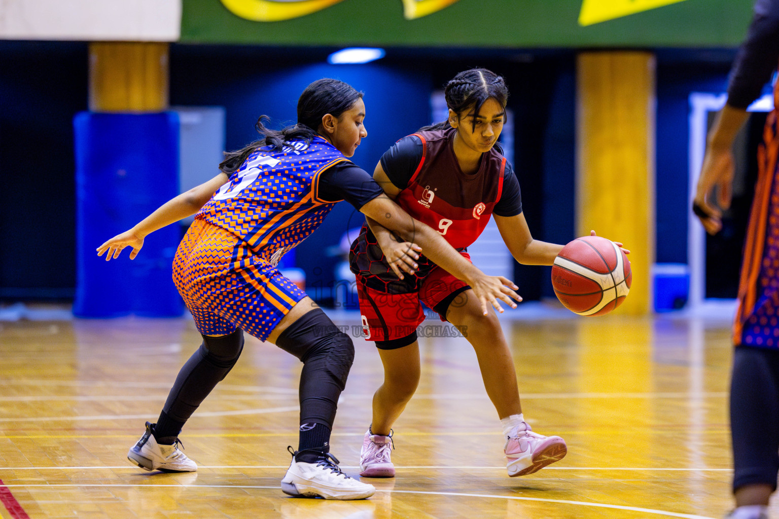 Iskandhar School vs Billabong High International School in day 8 of Junior Championship 2024 was held in Social Center, Male', Maldives on Tuesday, 19th November 2024. Photos: Nausham Waheed / images.mv