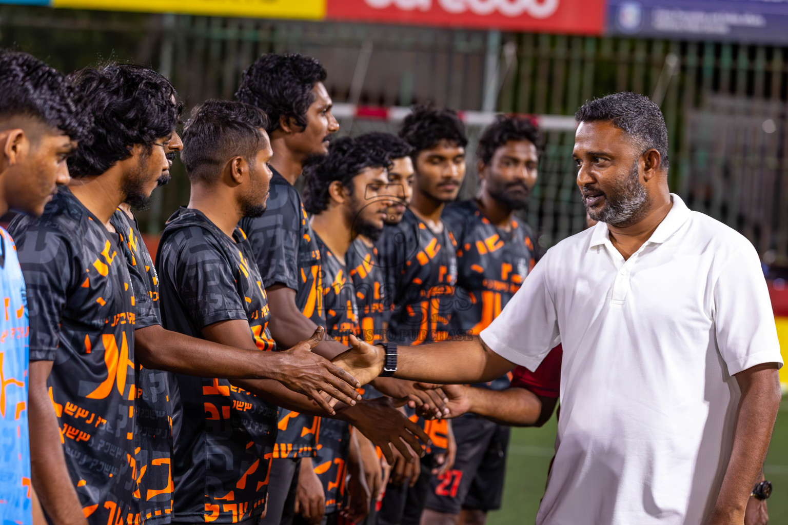 ADh Hangnaameedhoo vs ADh Omadhoo in Day 12 of Golden Futsal Challenge 2024 was held on Friday, 26th January 2024, in Hulhumale', Maldives
Photos: Ismail Thoriq / images.mv