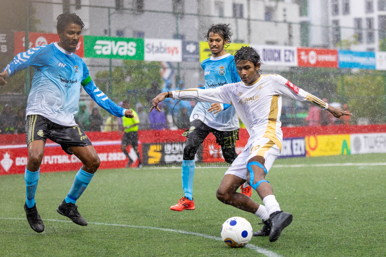 Raa Rasgetheem vs Raa Alifushi  in Day 10 of Golden Futsal Challenge 2025 was held on Tuesday, 14th January 2025, in Hulhumale', Maldives Photos: Shuu Abdul Sattar / images.mv