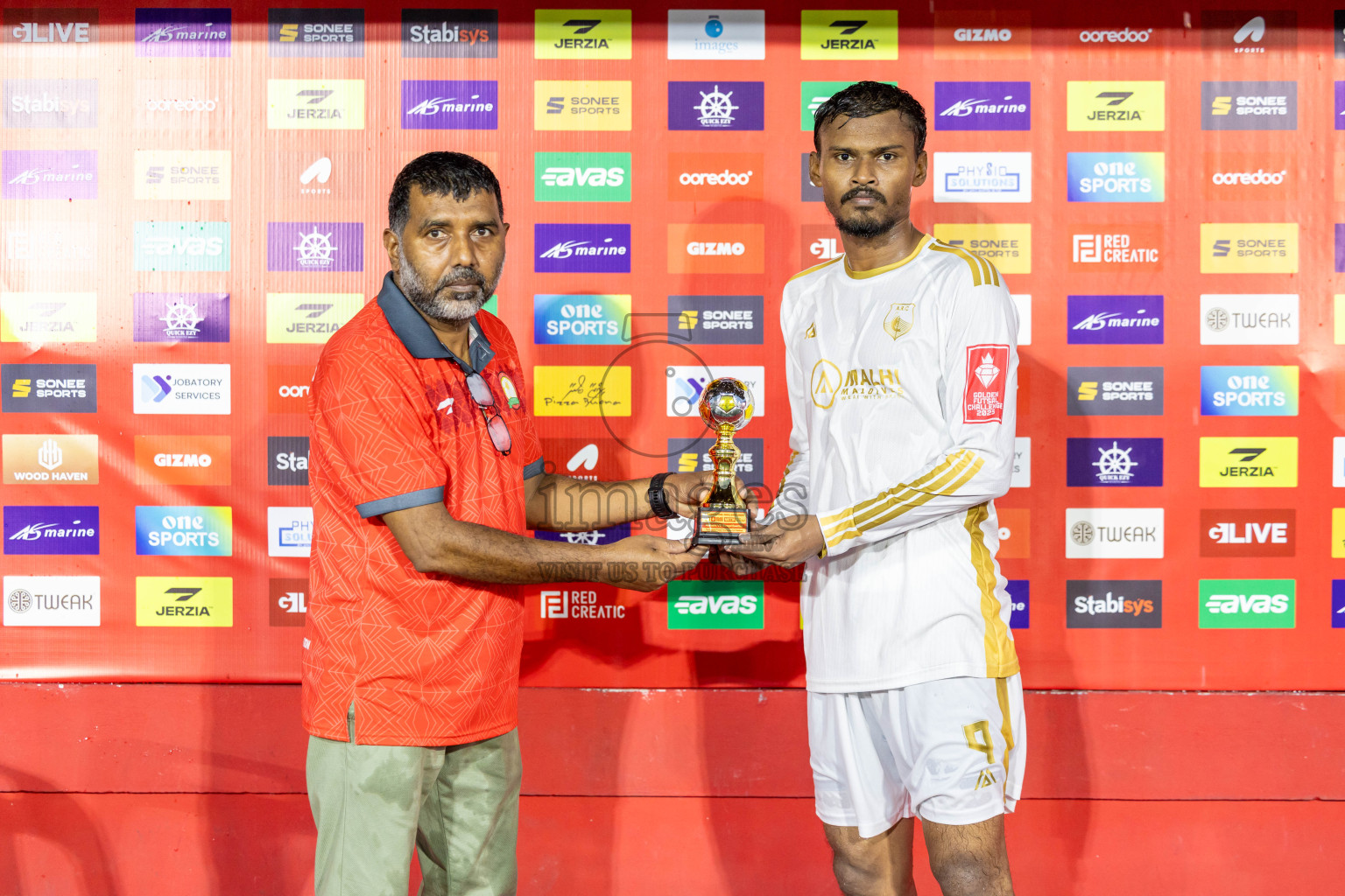 Raa Rasgetheem vs Raa Alifushi  in Day 10 of Golden Futsal Challenge 2025 was held on Tuesday, 14th January 2025, in Hulhumale', Maldives Photos: Shuu Abdul Sattar / images.mv