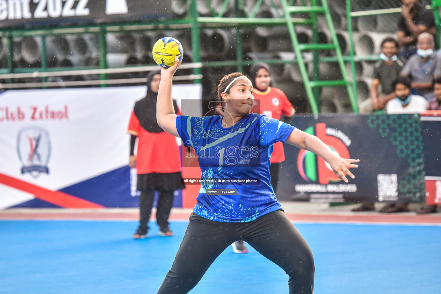 Day 7 of MILO 6th Inter Office Handball Tournament 2022 Photos by Nausham waheed