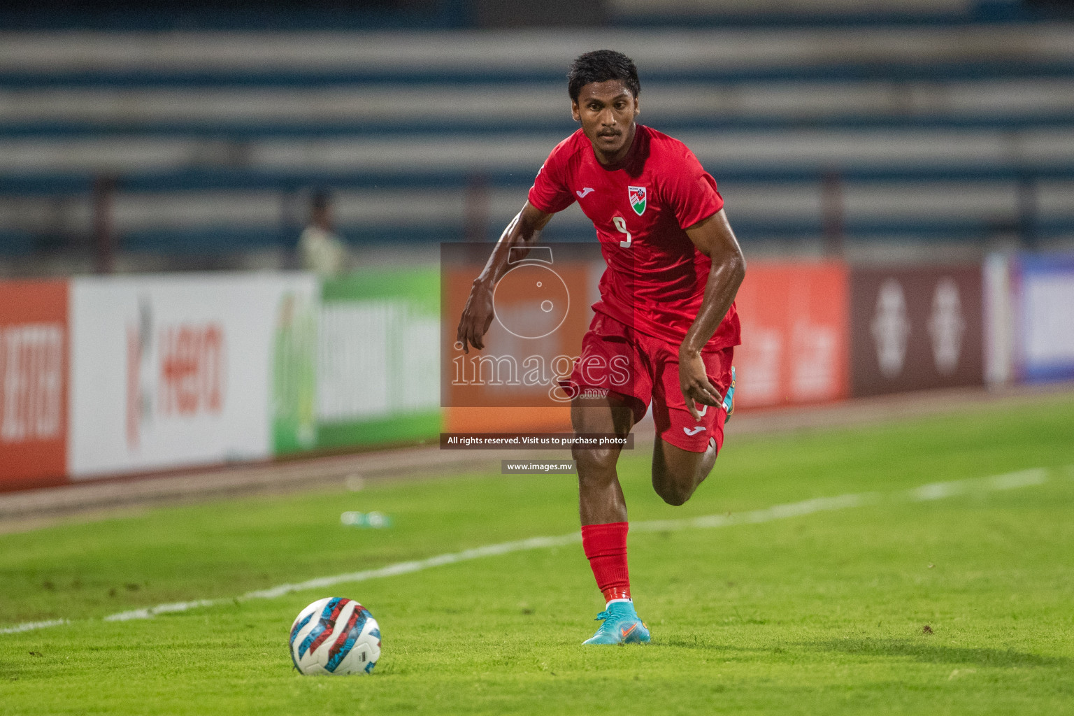 Maldives vs Bhutan in SAFF Championship 2023 held in Sree Kanteerava Stadium, Bengaluru, India, on Wednesday, 22nd June 2023. Photos: Nausham Waheed / images.mv