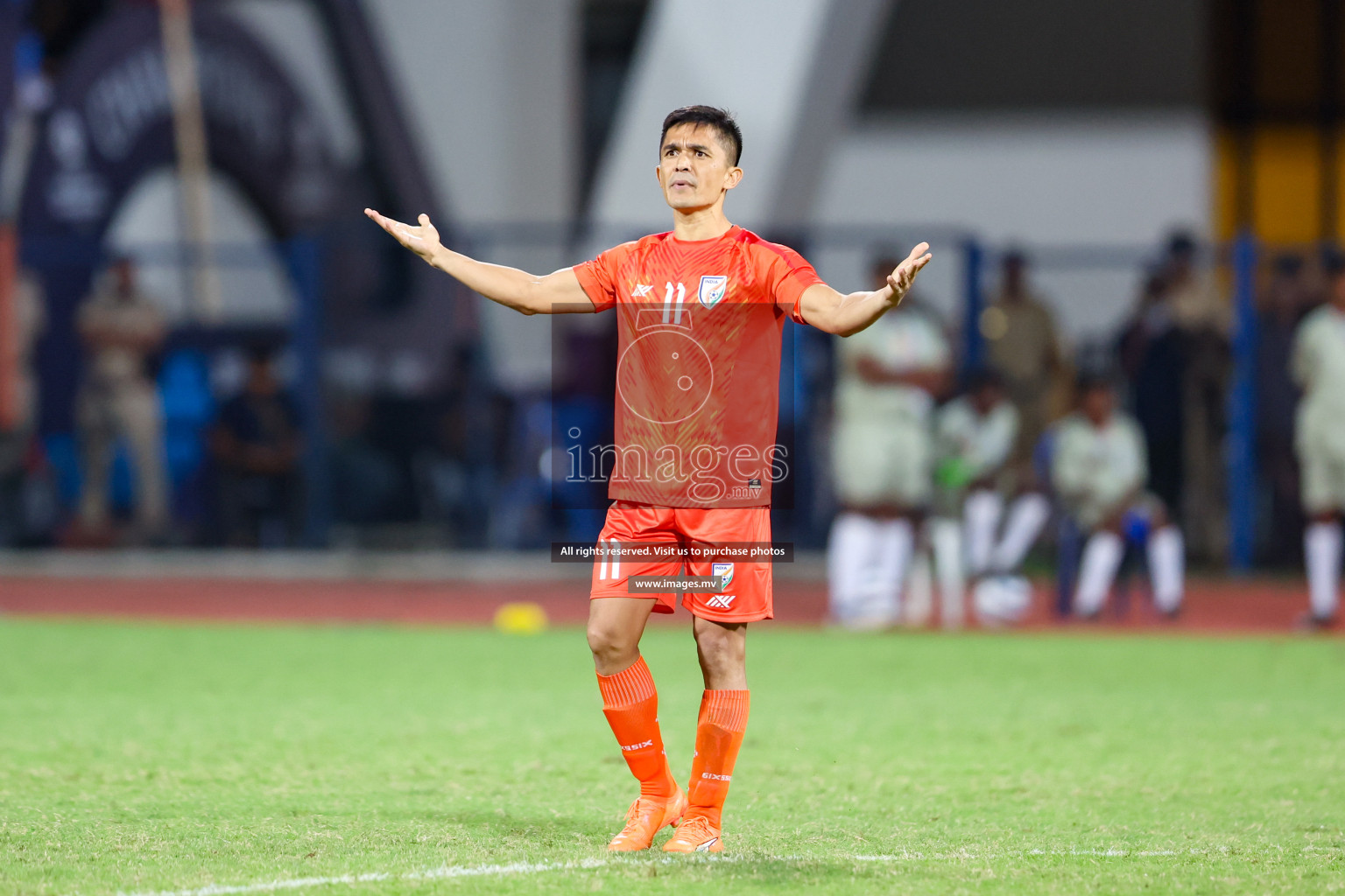 Kuwait vs India in the Final of SAFF Championship 2023 held in Sree Kanteerava Stadium, Bengaluru, India, on Tuesday, 4th July 2023. Photos: Nausham Waheed / images.mv