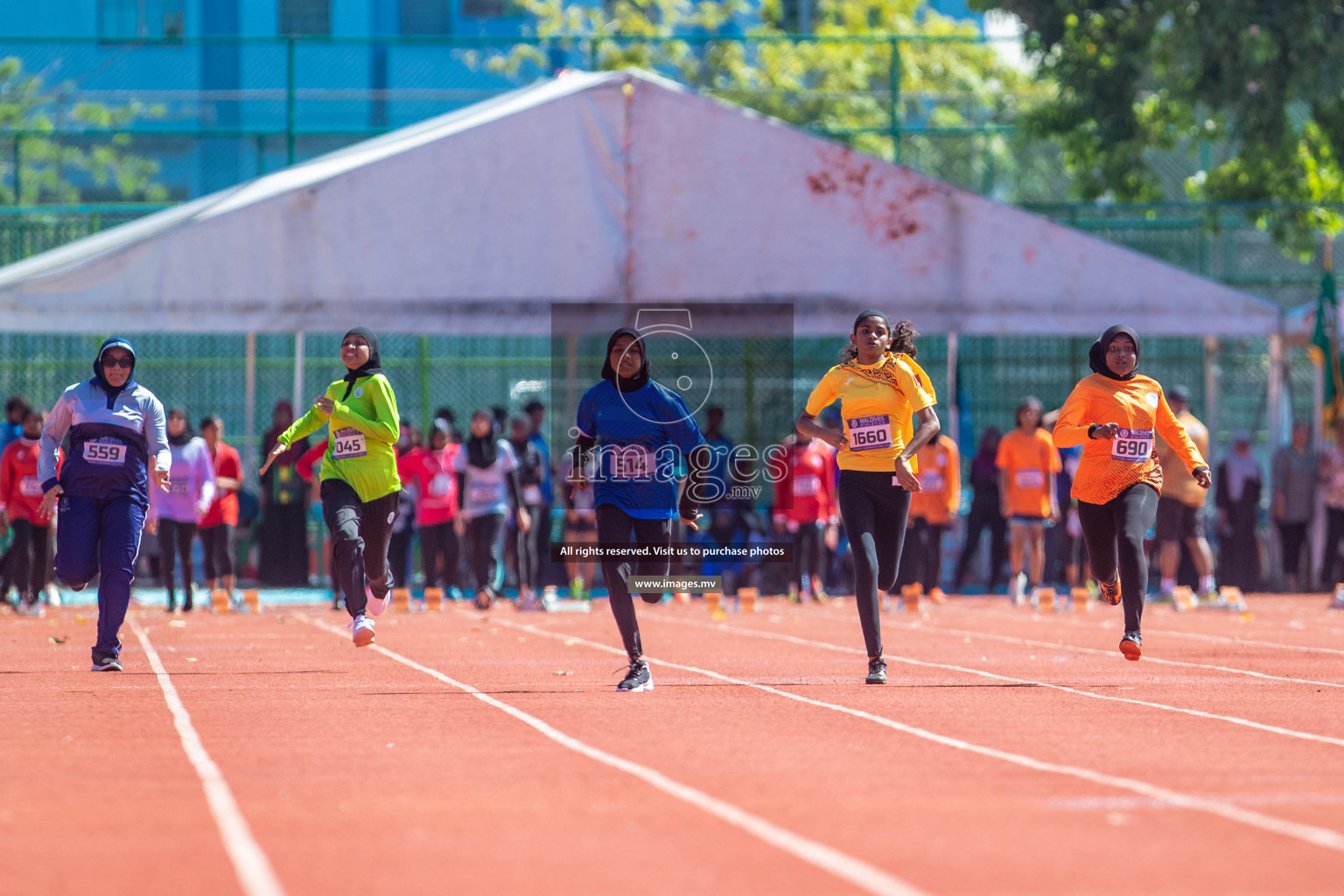 Day 1 of Inter-School Athletics Championship held in Male', Maldives on 22nd May 2022. Photos by: Maanish / images.mv