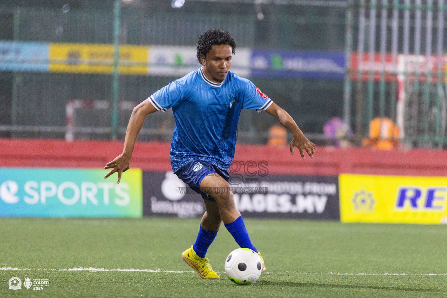 GA Gemanafushi vs GA Dhaandhoo in Day 1 of Golden Futsal Challenge 2024 was held on Monday, 15th January 2024, in Hulhumale', Maldives Photos: Ismail Thoriq / images.mv