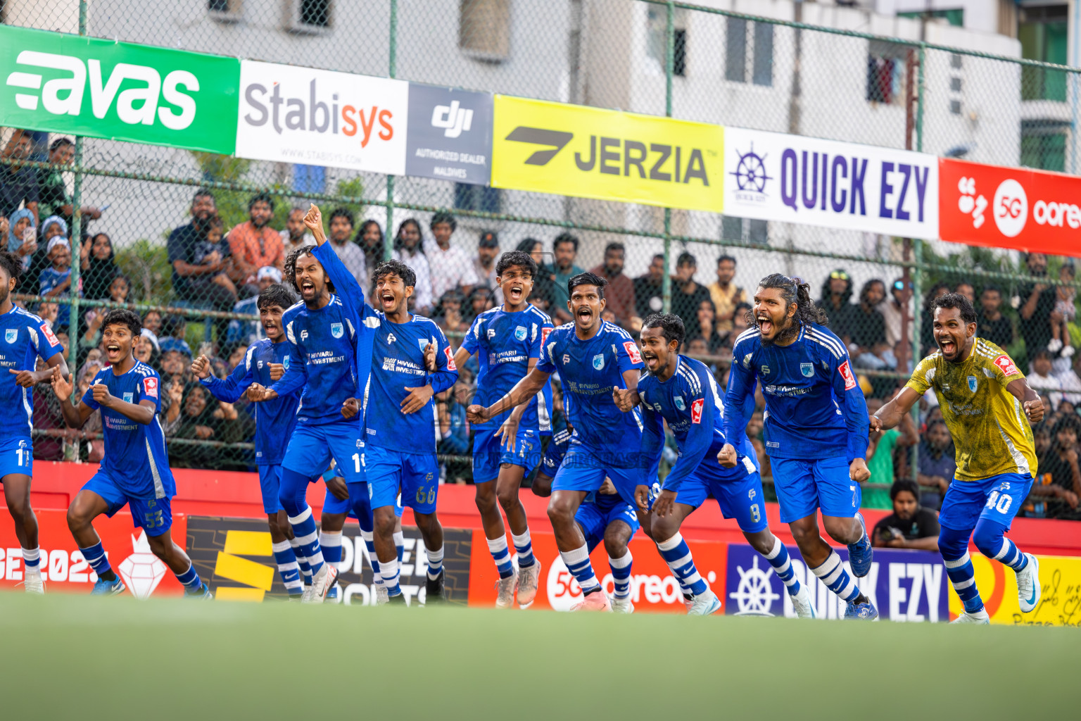 AA. Mathiveri VS AA. Thoddoo in Atoll Round Final on Day 20 of Golden Futsal Challenge 2025 was held on Friday, 24th January 2025, in Hulhumale', Maldives. Photos: Ismail Thoriq / images.mv