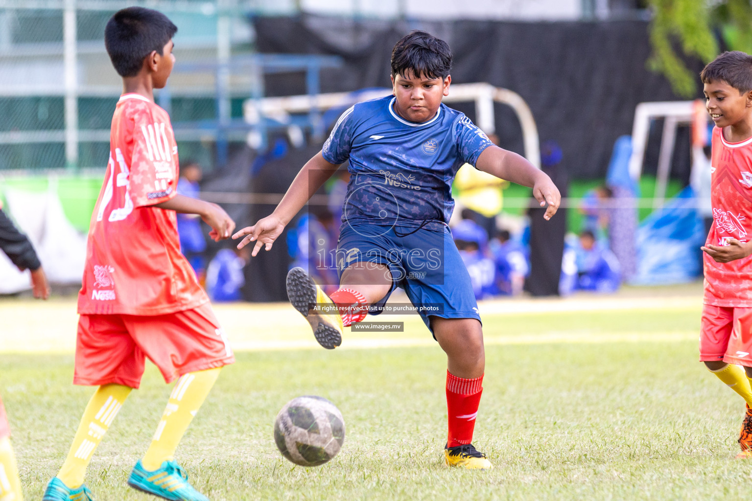 Day 3 of Nestle Kids Football Fiesta, held in Henveyru Football Stadium, Male', Maldives on Friday, 13th October 2023 Photos: Nausham Waheed/ images.mv